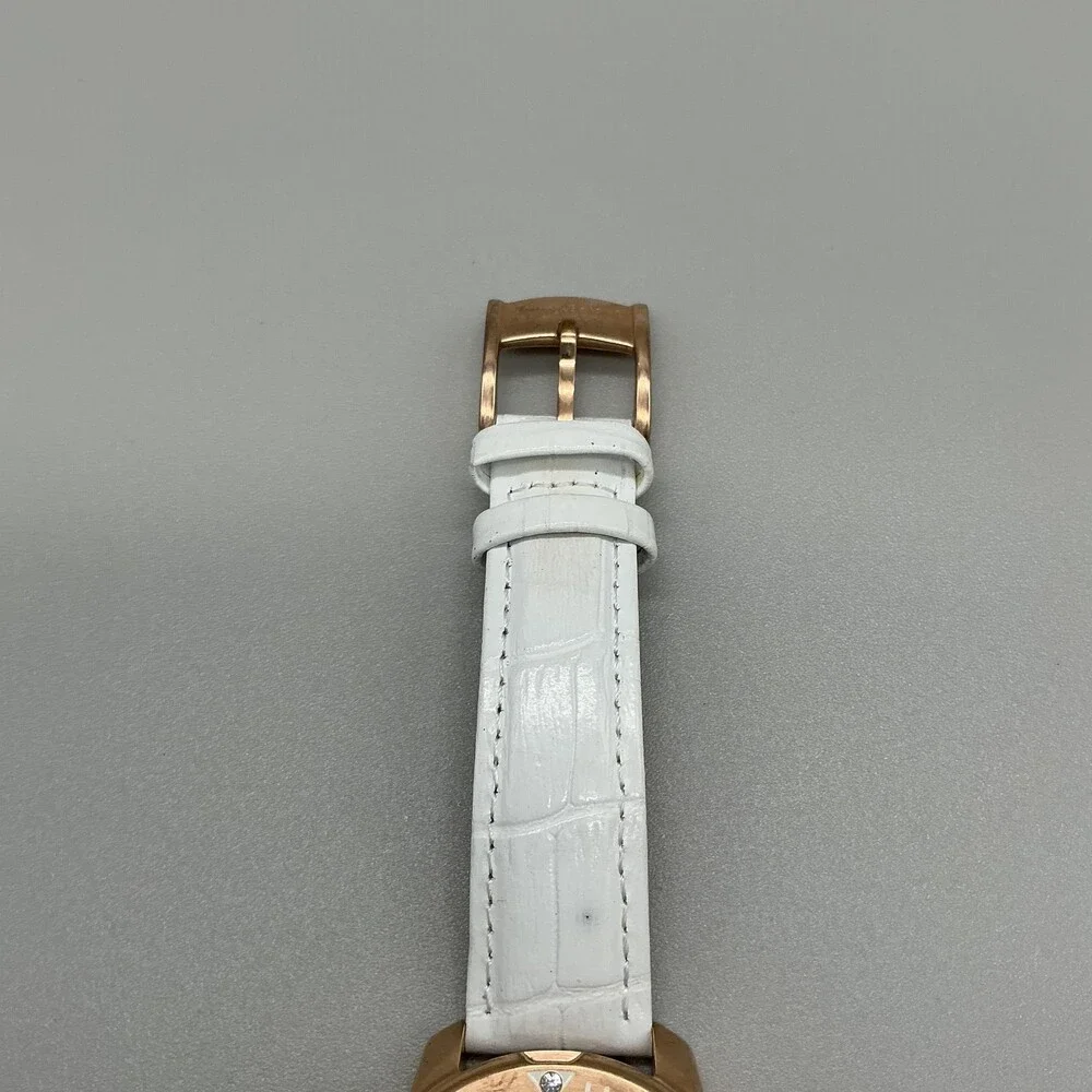 Tommy Bahama Womens Watch 38mm MOP Rose Gold Tone Leather TB2179 New Battery